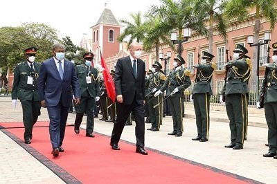 MOMENTOS: Presidente da Turquia inicia visita de Estado à Angola 