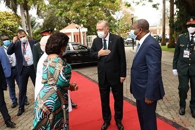 MOMENTOS: Presidente da Turquia inicia visita de Estado à Angola 