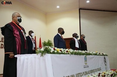 PRESIDENTE DA REPÚBLICA NO ACTO DE ABERTURA DO ANO JUDICIAL NO HUAMBO